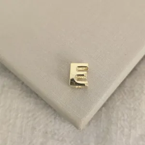 Pingente Letra E banhado ouro 18k