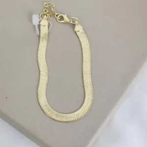 Pulseira Metal Maleável banhado em Ouro 18k