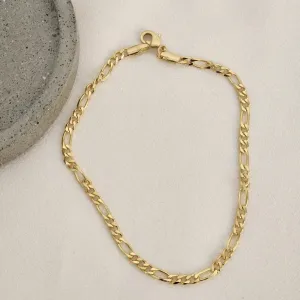 Pulseira elos  banhado ouro 18k