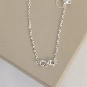 Pulseira Infinito Cravejado Zircônia