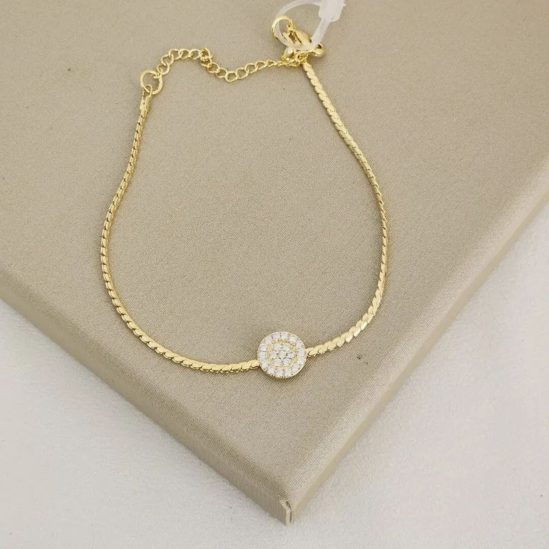 Pulseira Delicada Zirconia